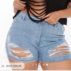 Fashionova shorts - 1x WHITE